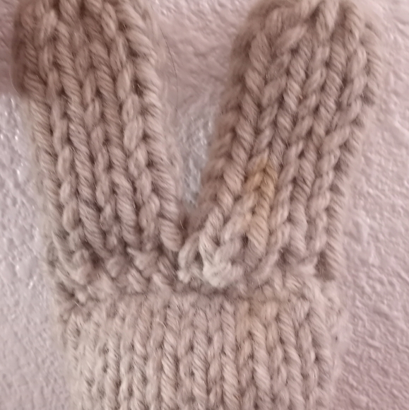 Handmade Wool Crochet Rabbit - Picture 4 of 5